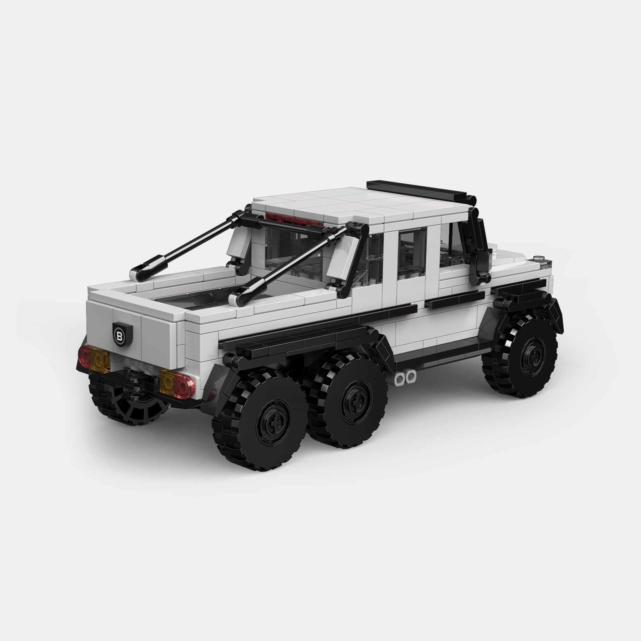 Brick MOC German 6x6 Off-Roader - Brick Car Merchant