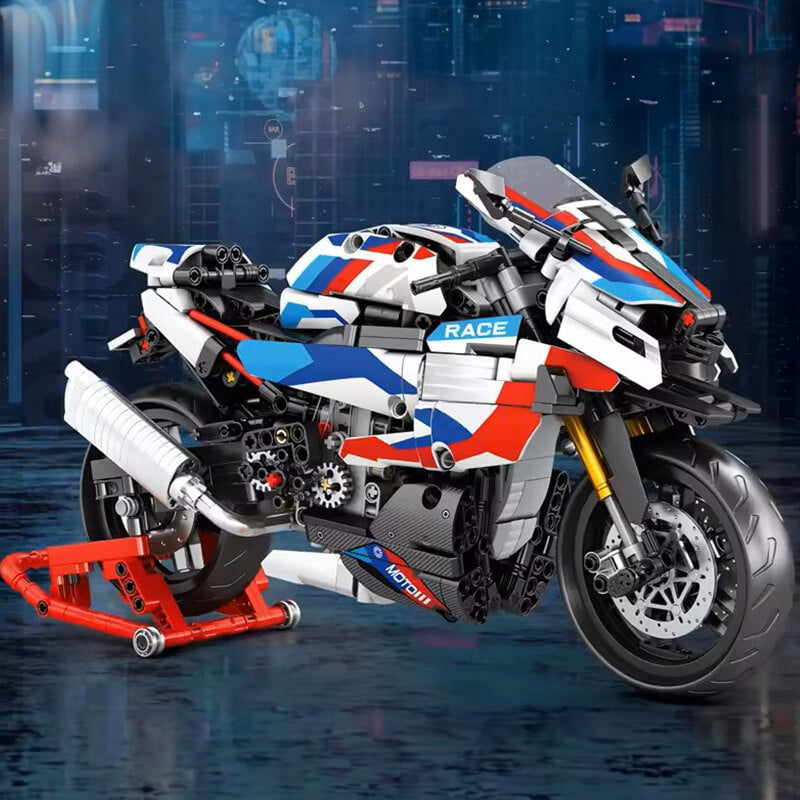 Brick MOC German Racing Superbike | 948pcs - Brick Car Merchant