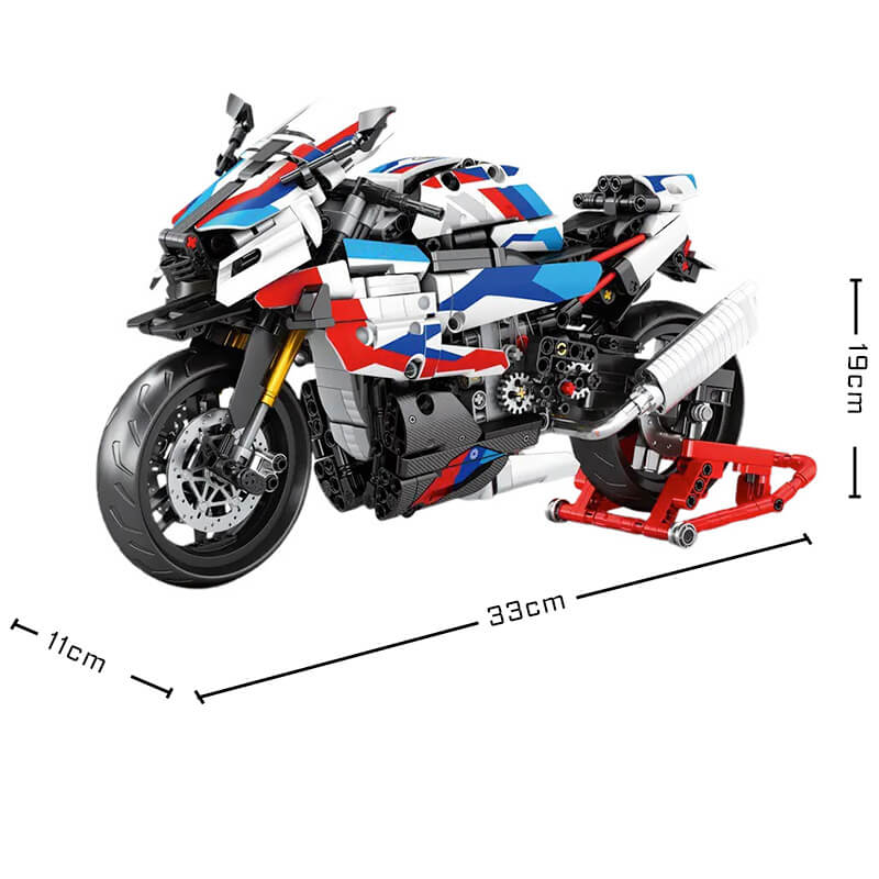 Brick MOC German Racing Superbike | 948pcs - Brick Car Merchant