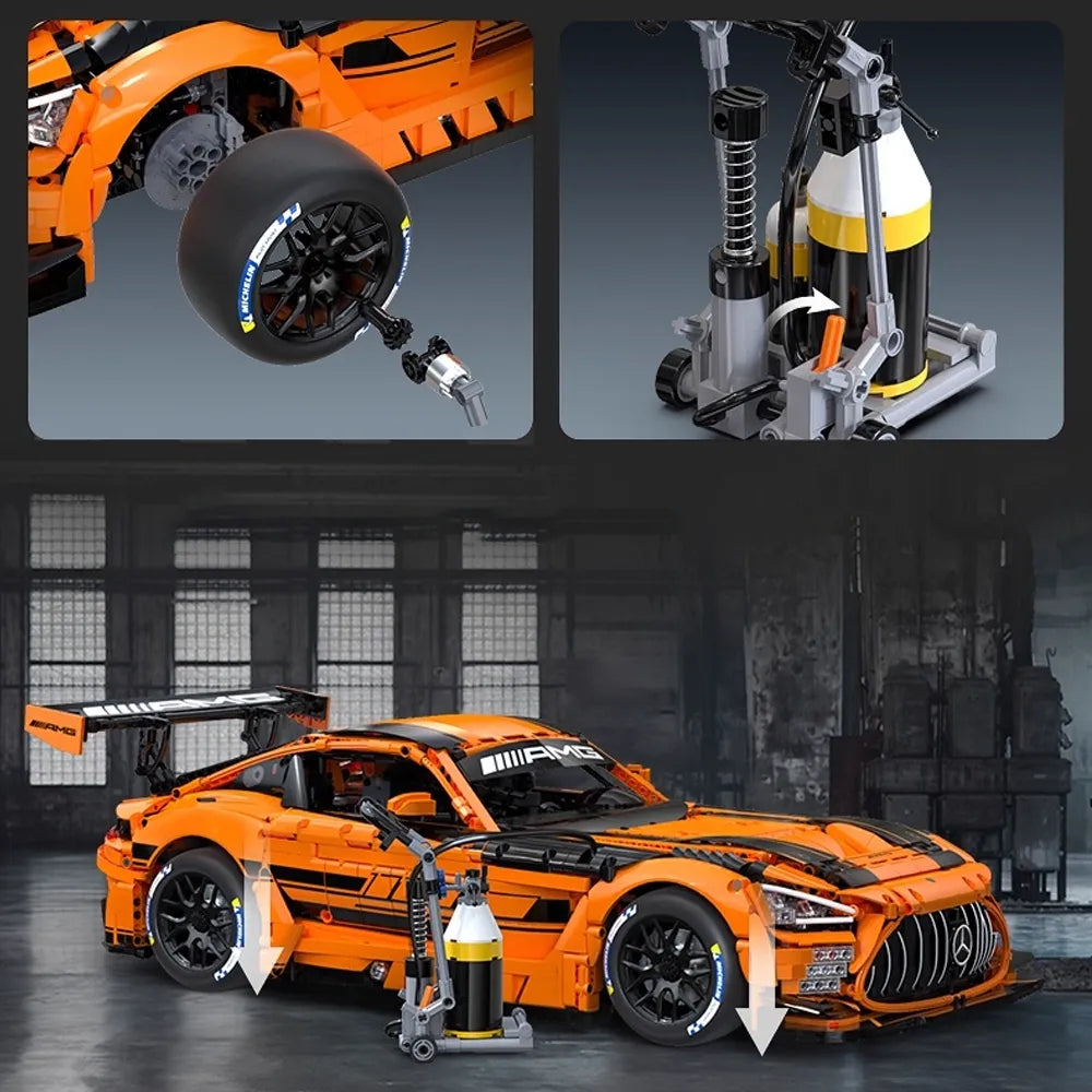 LEGO MOC Mercedes AMG GT Black Series | 5466pcs - Brick Car Merchant