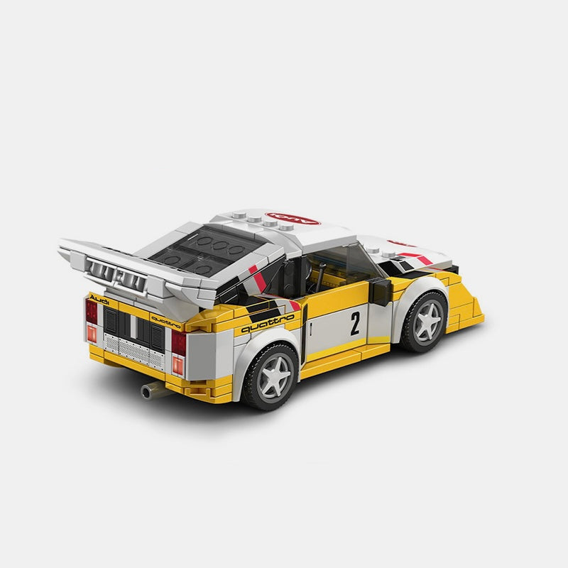Brick MOC HB Audi Team Quattro - Brick Car Merchant