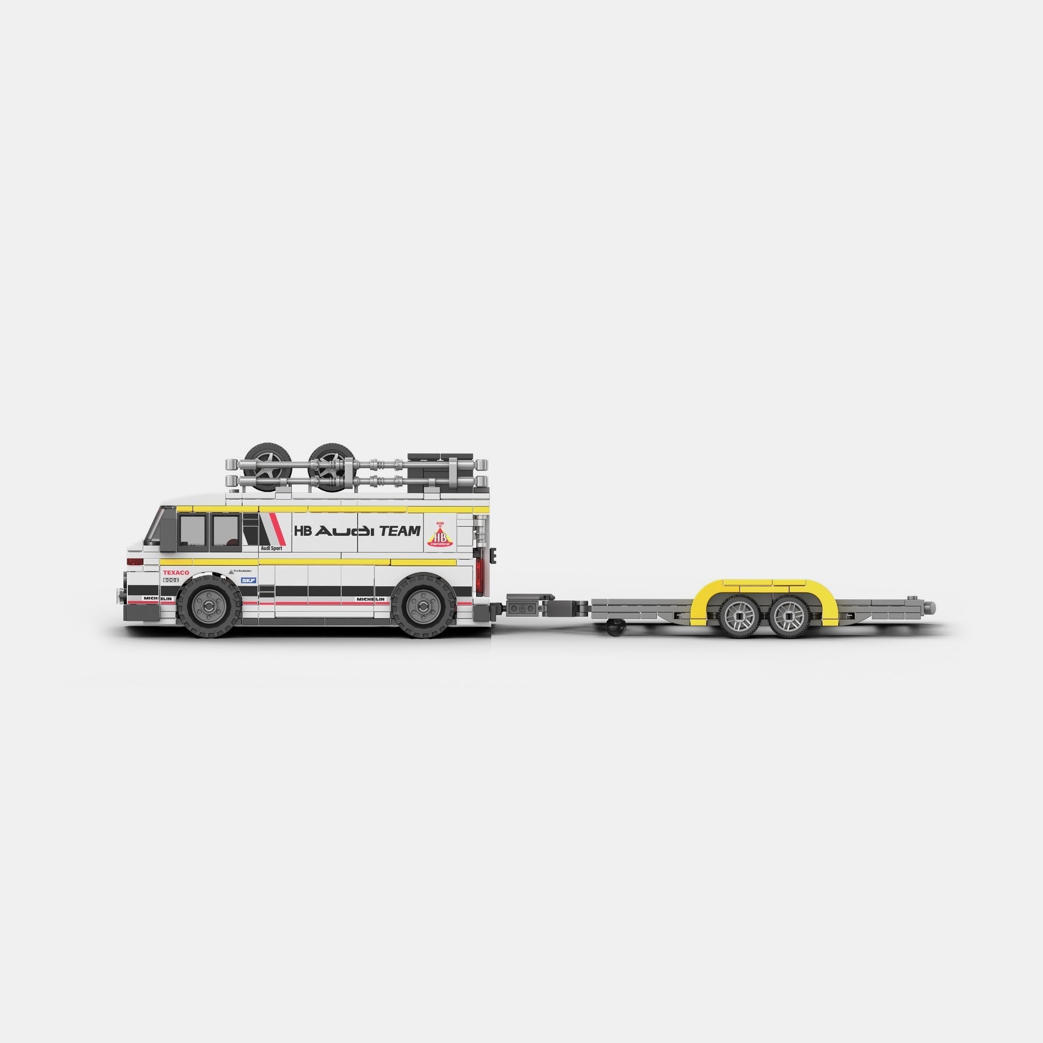 Brick MOC HB Audi Team Quattro - Brick Car Merchant