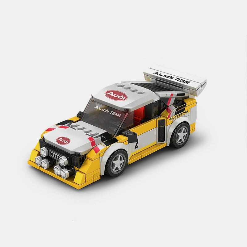 Brick MOC HB Audi Team Quattro - Brick Car Merchant