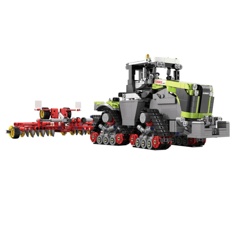 Brick MOC Heavy-Duty Articulated Farm Tractor | 1335pcs - Brick Car Merchant