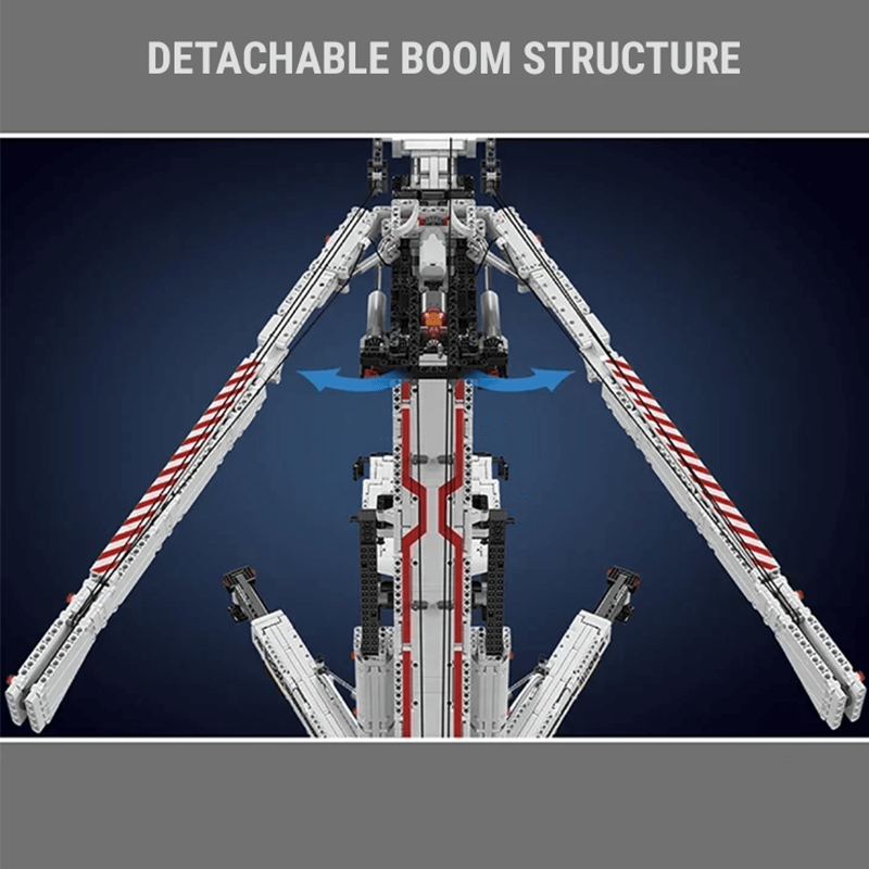Brick MOC Heavy Duty RC Crane V2 | 8505pcs - Brick Car Merchant