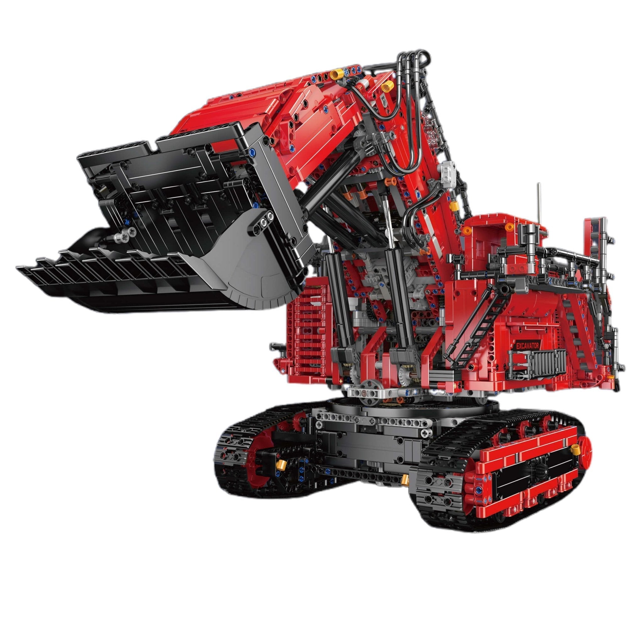 Brick MOC Heavy-Duty RC Excavator | 4766pcs - Brick Car Merchant