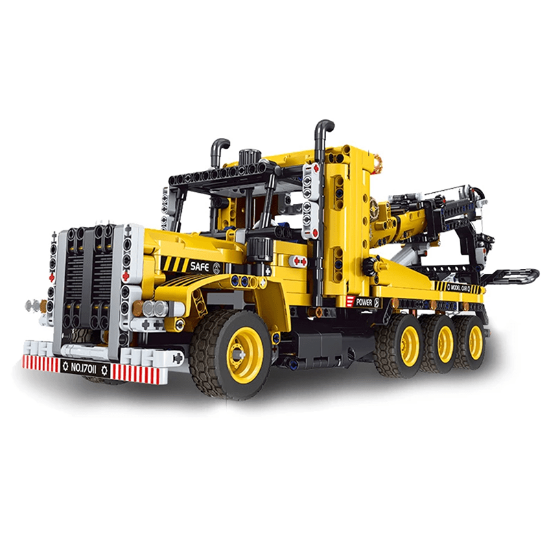 Brick MOC Heavy-Duty Tow Truck | 1250pcs - Brick Car Merchant