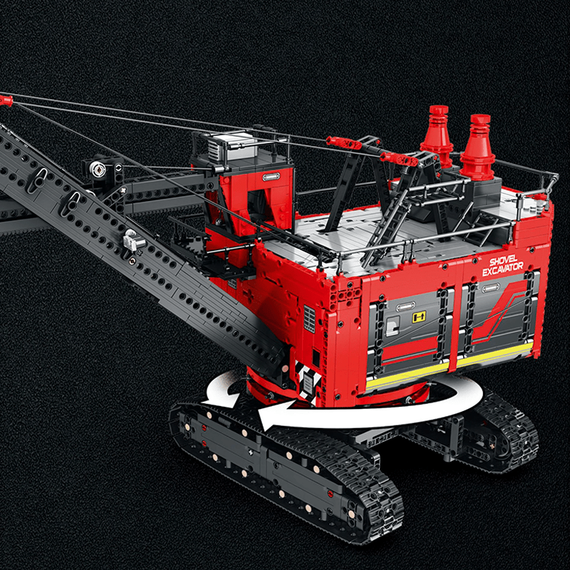 Brick MOC Heavy Power Shovel Excavator | 2968pcs - Brick Car Merchant