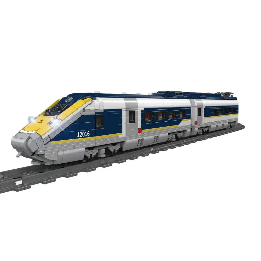 Brick MOC High-Speed Euro Express Train | 2085pcs - Brick Car Merchant