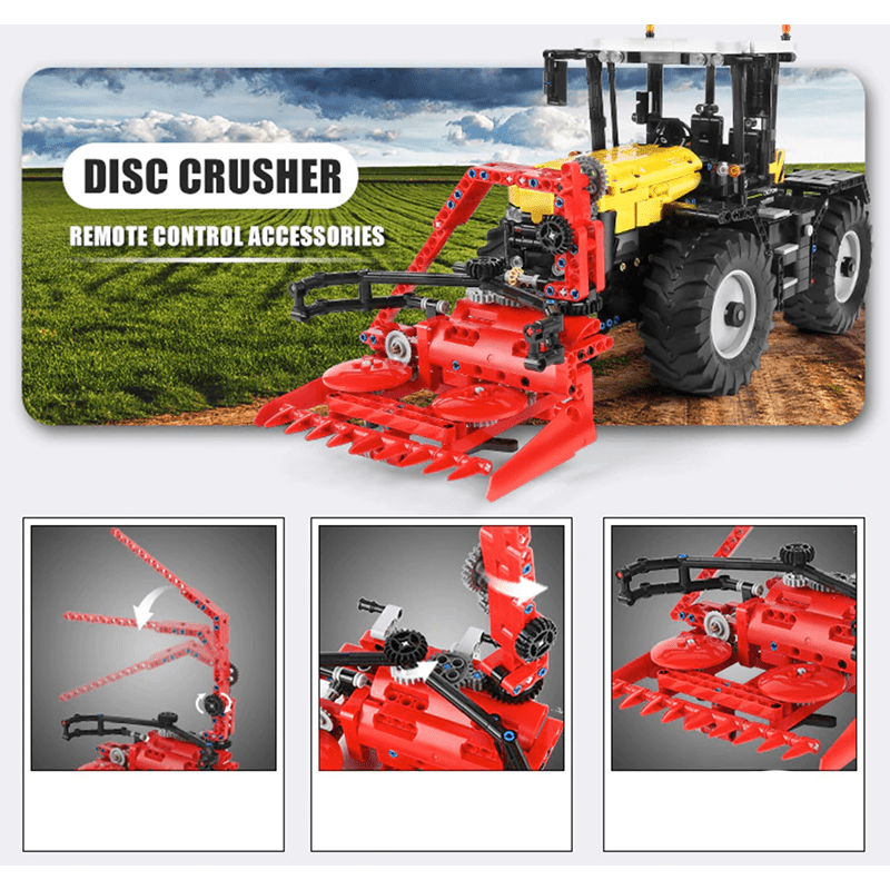 Brick MOC High-Speed Farm Tractor | 2596pcs - Brick Car Merchant