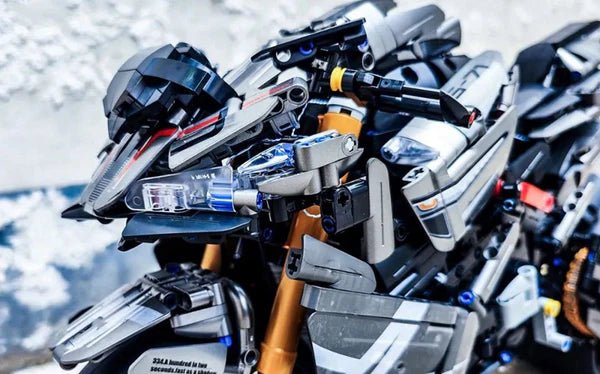 Brick MOC Hyper Naked Street Bike | 2426pcs - Brick Car Merchant