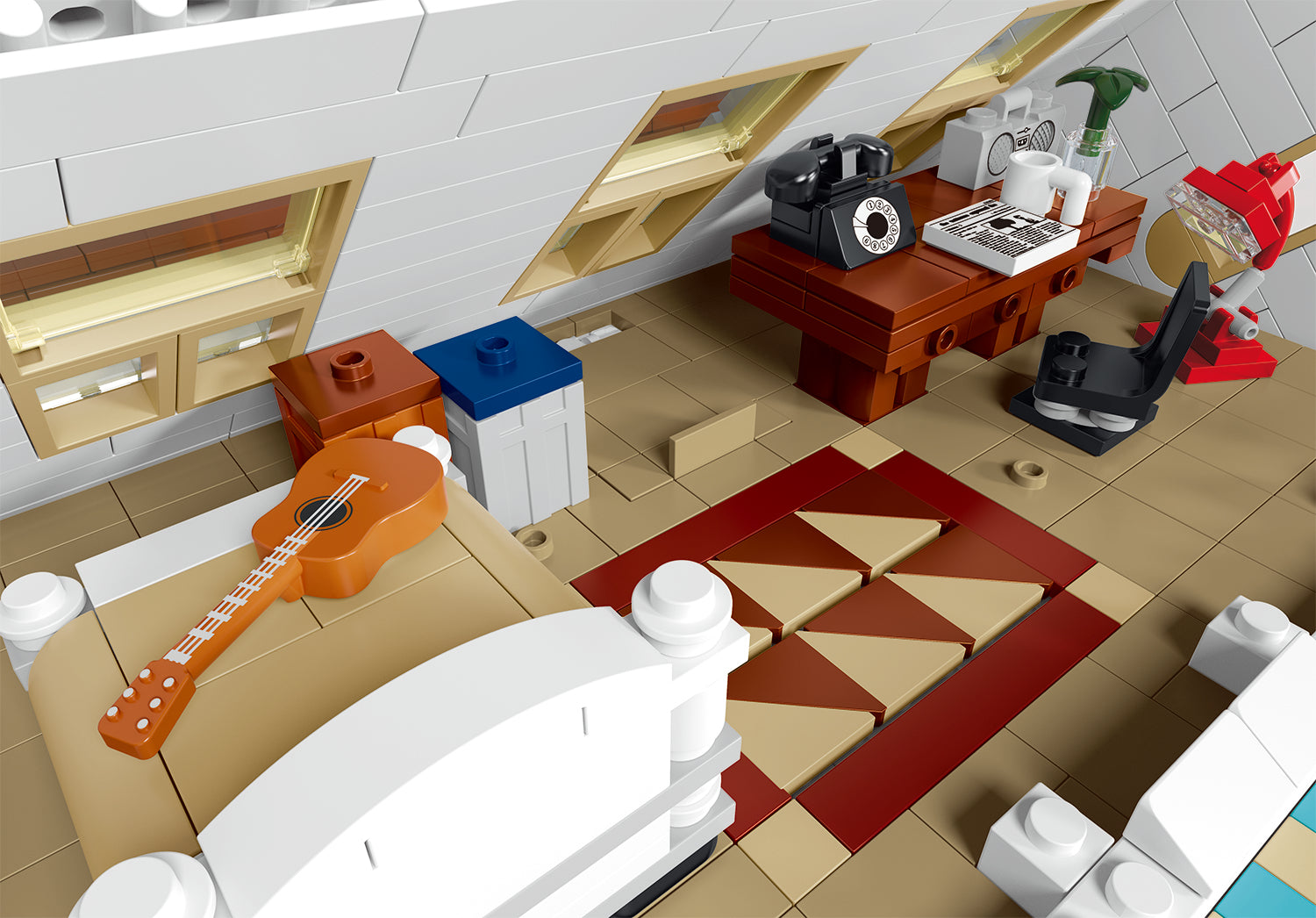 Brick MOC Upside Down Cafe | 3120pcs - Brick Car Merchant