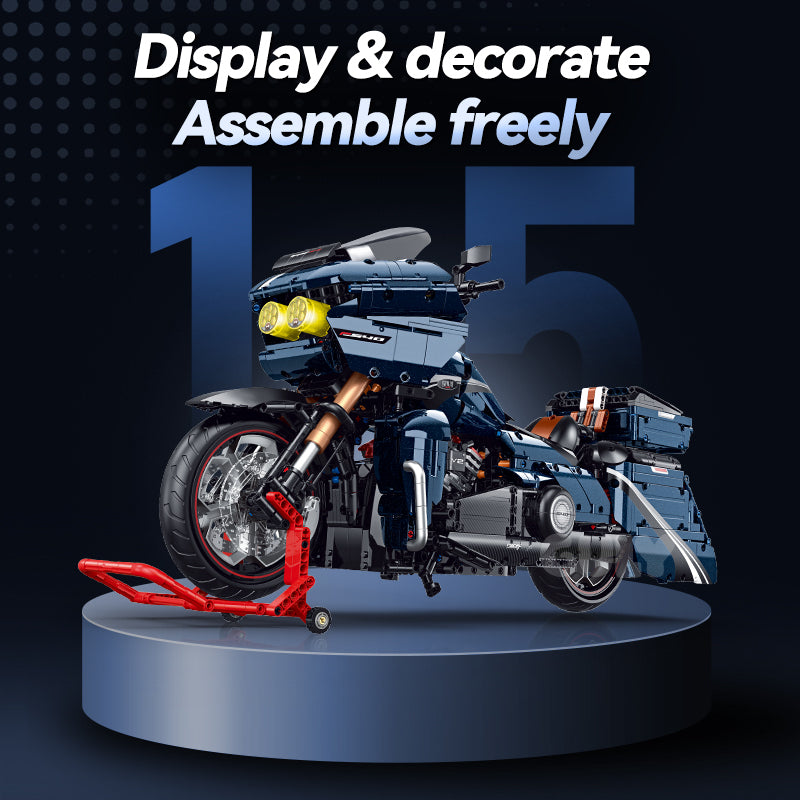 Harley-Davidson Road Glide Bagger 1:5 building set - image 6