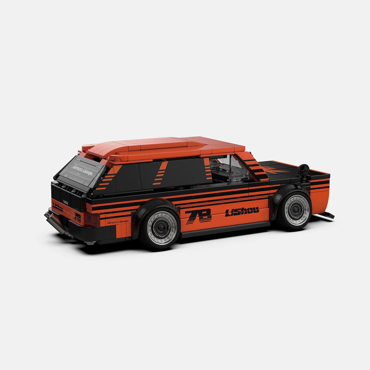 Brick MOC Simon's Garage 510 Wagon - Brick Car Merchant