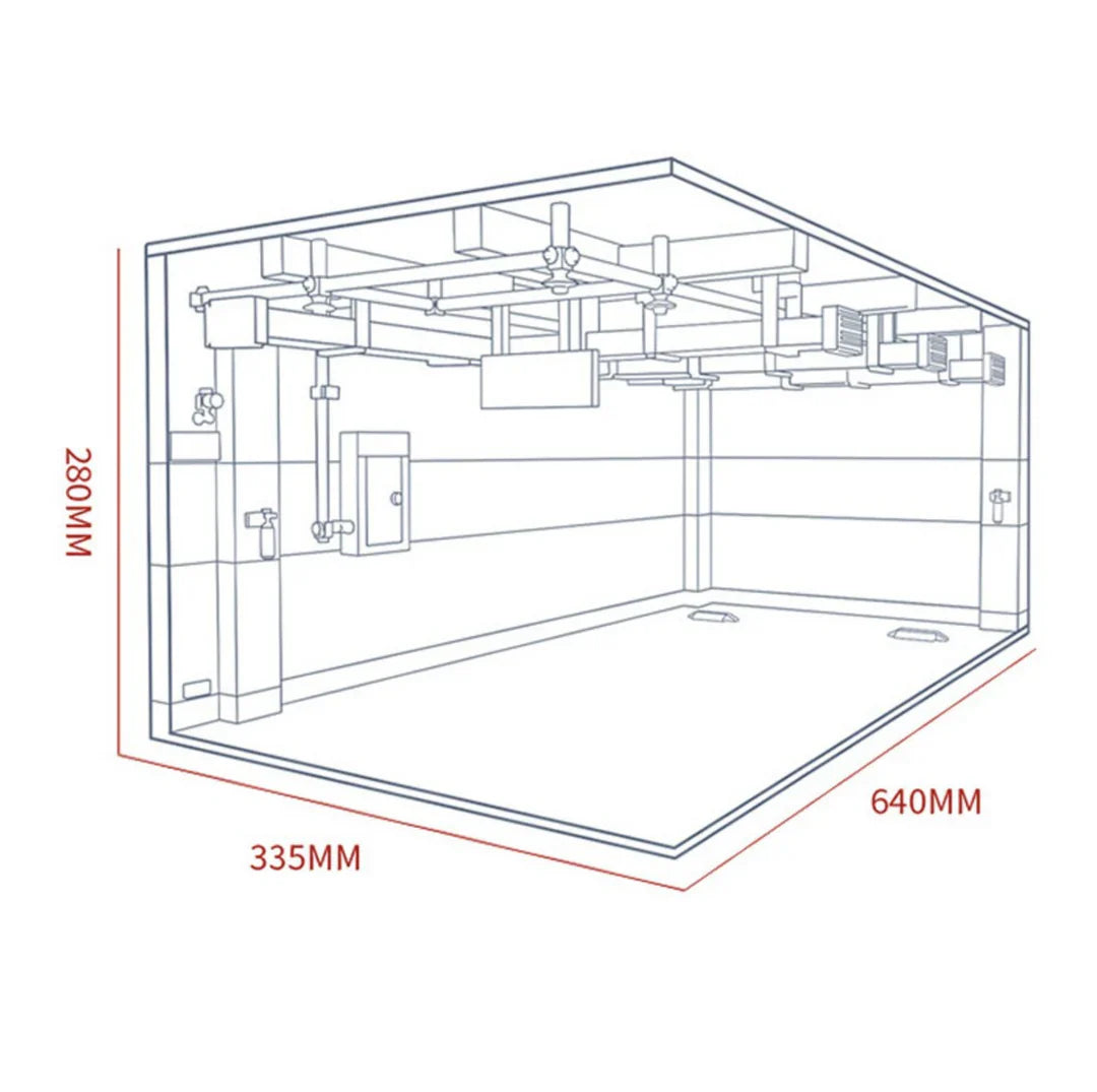 Brick MOC 1:8 Scale Car Park | 2436pcs - Brick Car Merchant