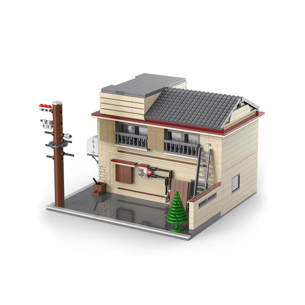 LEGO MOC Initial D Fujiwara Tofu Shop | 1912pcs - Brick Car Merchant