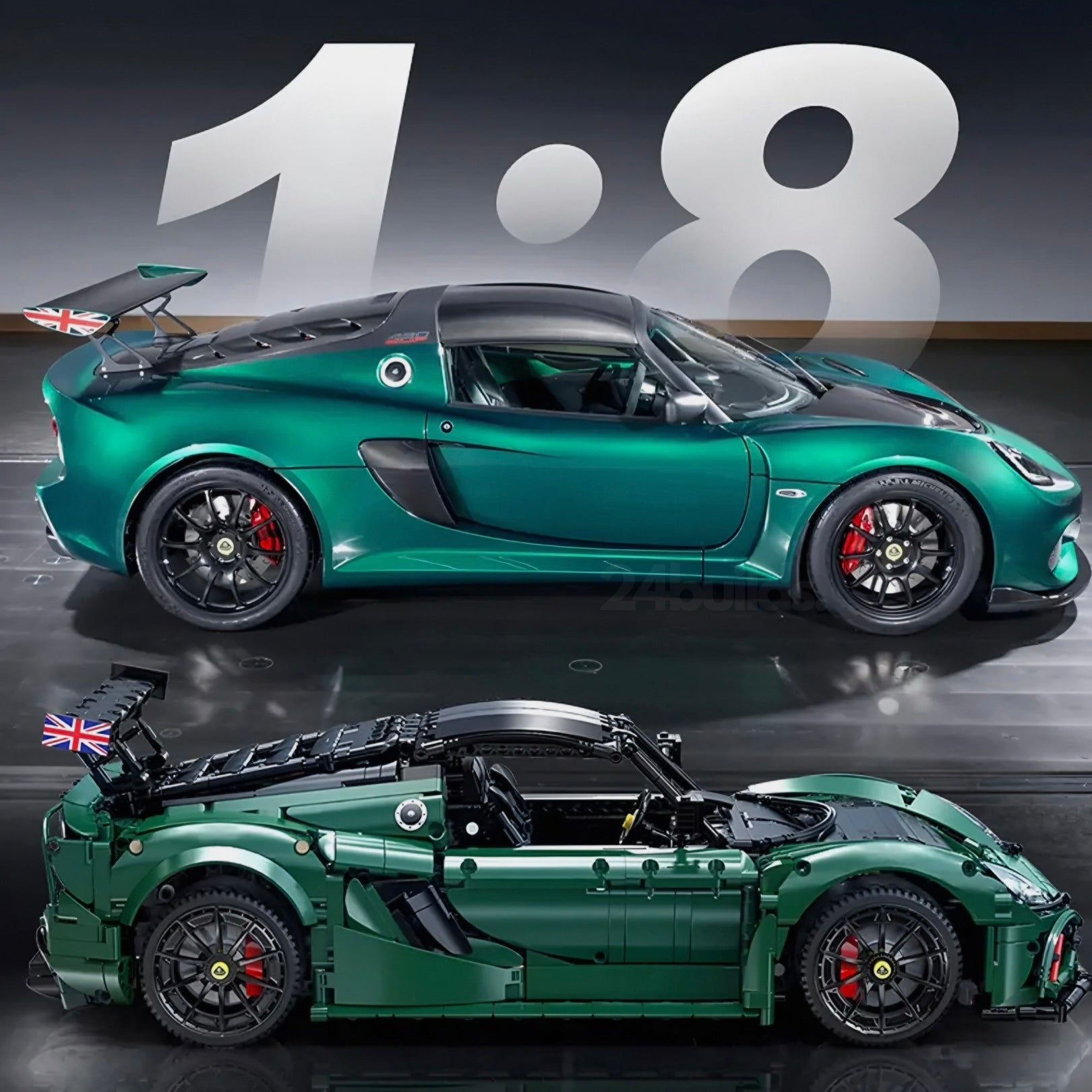 Brick MOC Lotus Exige Cup 430 - Brick Car Merchant