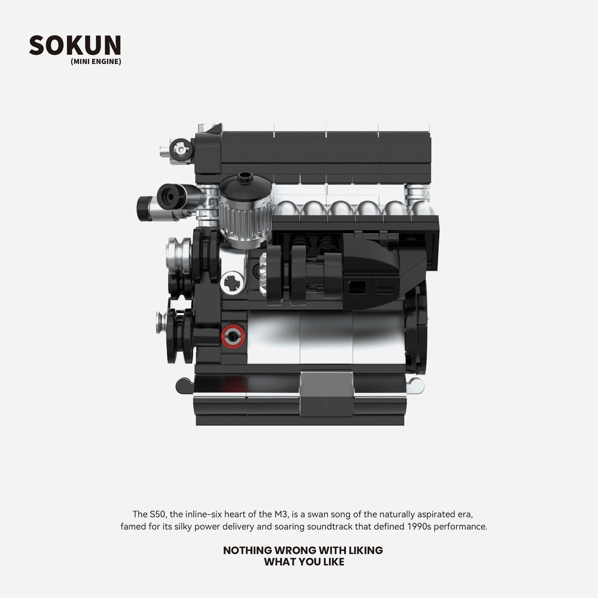 Brick MOC BMW M3 S50 Mini Engine - Brick Car Merchant