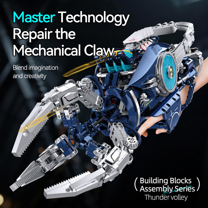 Brick MOC Thunder Claw Mechanical Arm | 1690 pieces - Brick Car Merchant