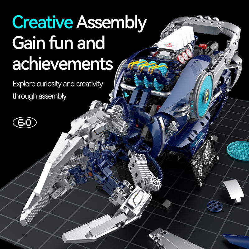 Brick MOC Thunder Claw Mechanical Arm | 1690 pieces - Brick Car Merchant