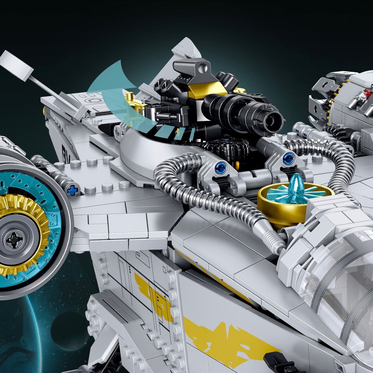 Voidblade Space Explorer building kit - detail view 4 - Brick Car Merchant