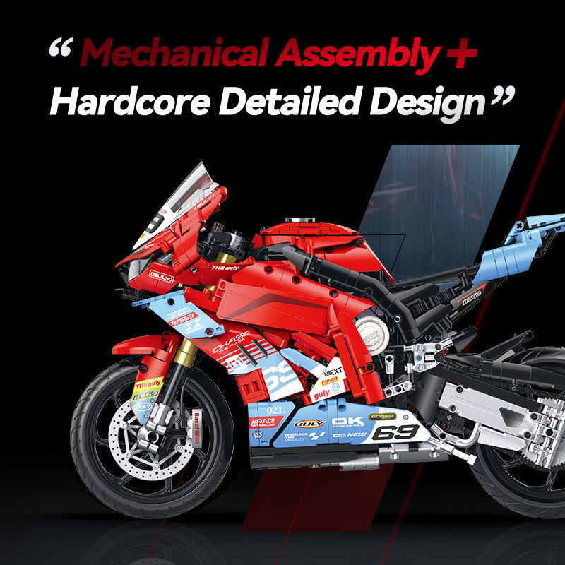 ZXMOTO 820RR Racing Motorcycle 1:5 building set - image 3