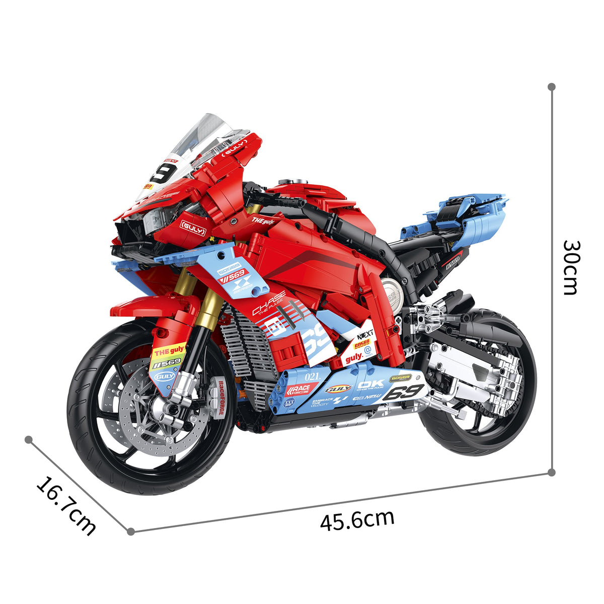 ZXMOTO 820RR Racing Motorcycle 1:5 building set - image 8