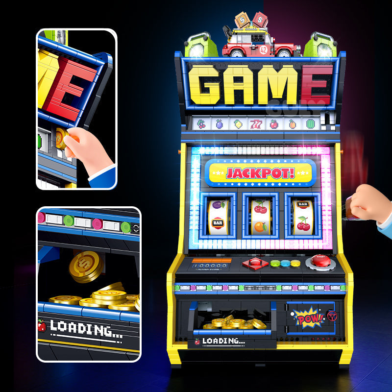 Brick MOC Fruit Spin Slot Machine Arcade | 3571 pieces - Brick Car Merchant