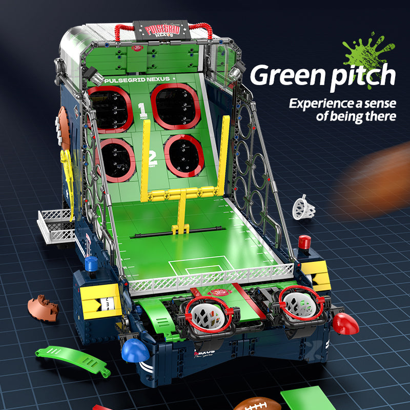 Brick MOC Rugby Kicker Target Arcade | 2272 pieces - Brick Car Merchant