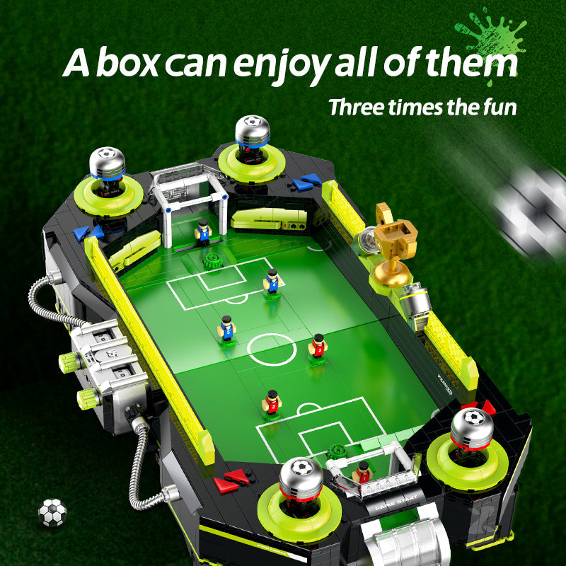 Brick MOC Football Striker Tabletop Arcade | 2247 pieces - Brick Car Merchant
