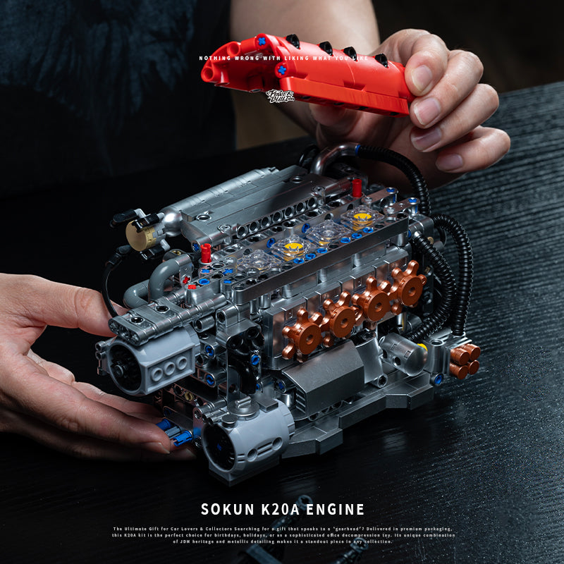 Brick MOC Honda K20A Engine - Brick Car Merchant