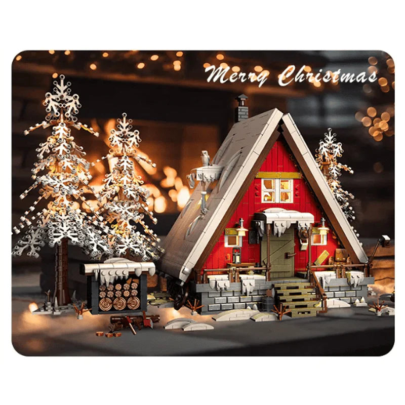 Brick MOC Winter Cabin | 2354pcs - Brick Car Merchant
