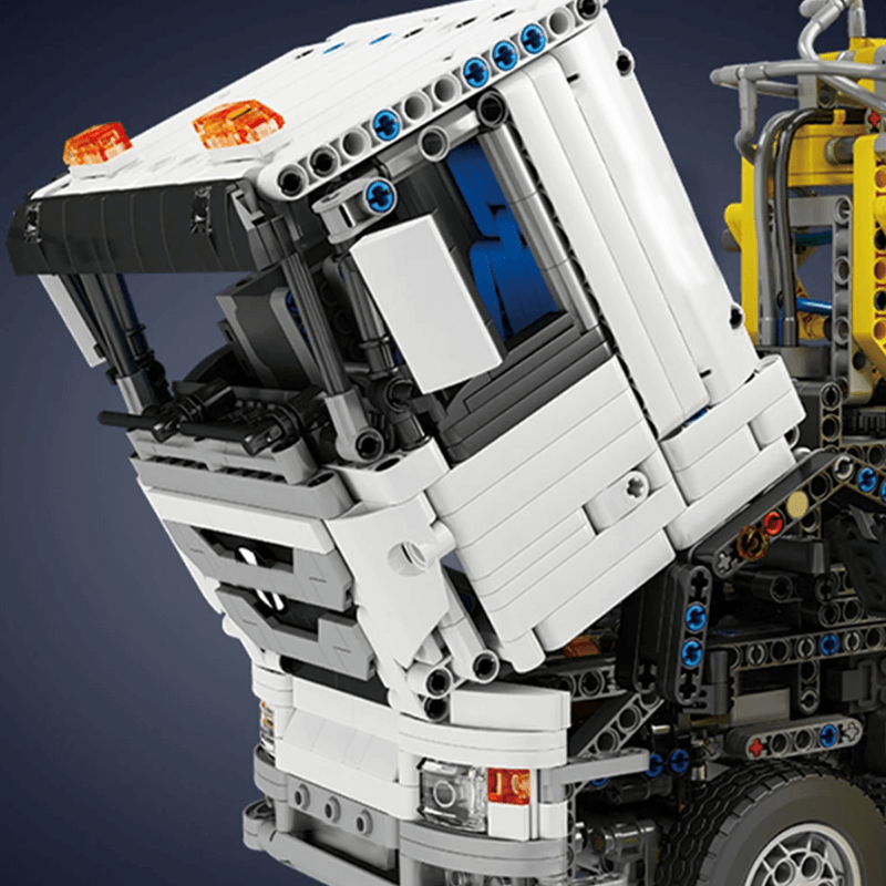 Brick MOC Industrial Pneumatic Concrete Pump | 4367pcs - Brick Car Merchant