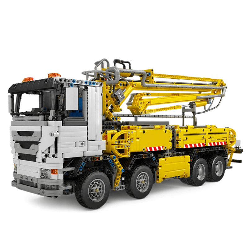 Brick MOC Industrial Pneumatic Concrete Pump | 4367pcs - Brick Car Merchant