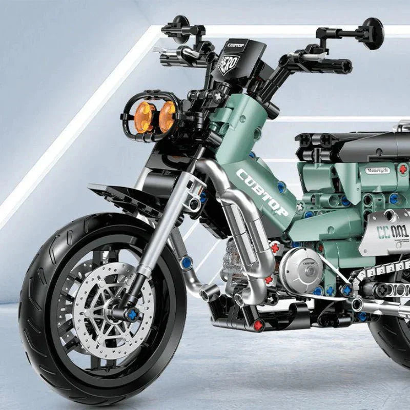 Brick MOC JDM 125cc Custom Street Bike | 627pcs - Brick Car Merchant
