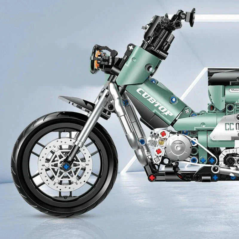 Brick MOC JDM 125cc Custom Street Bike | 627pcs - Brick Car Merchant