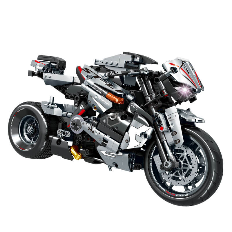 Brick MOC Japanese Collector Motorcycle | 841pcs - Brick Car Merchant