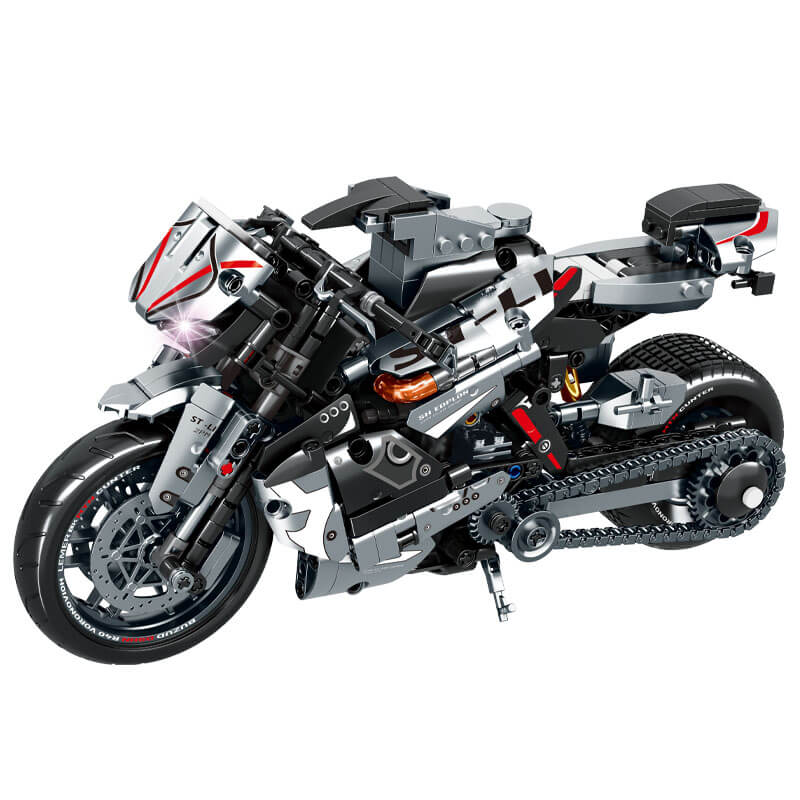 Brick MOC Japanese Collector Motorcycle | 841pcs - Brick Car Merchant