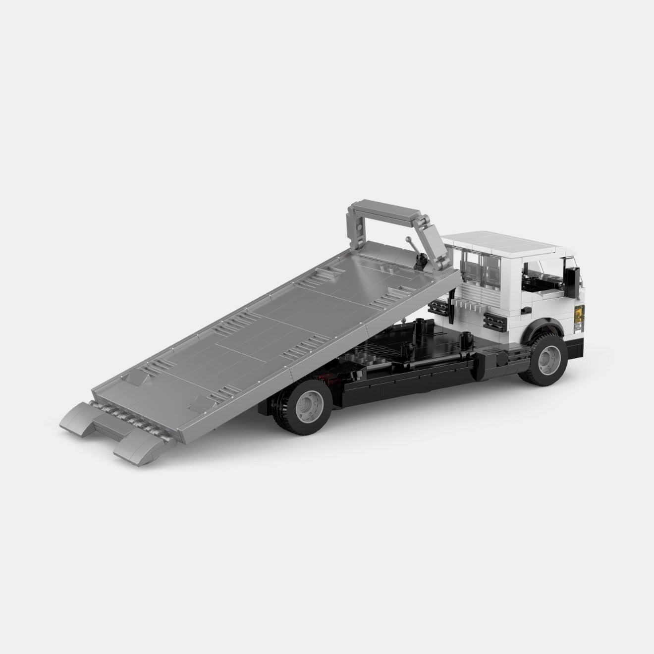 Brick MOC Japanese Flatbed Rescue Truck - Brick Car Merchant