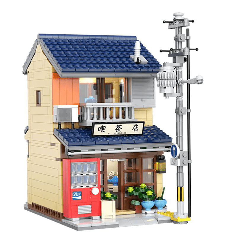 Brick MOC Japanese Tea House | 1200pcs - Brick Car Merchant