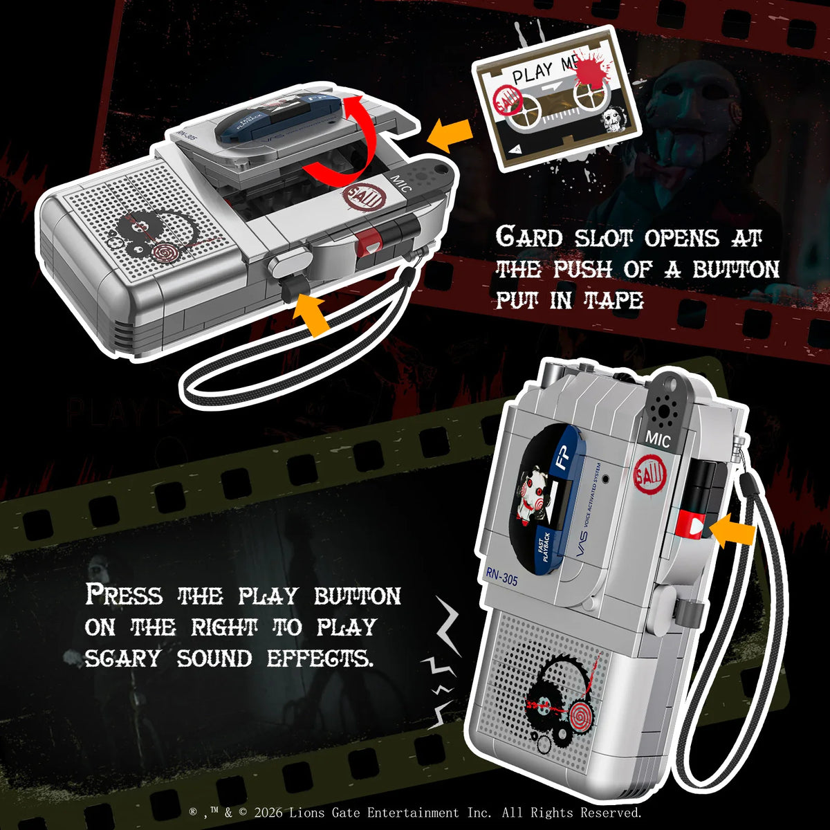 LEGO MOC SAW Tape Recorder - Brick Car Merchant