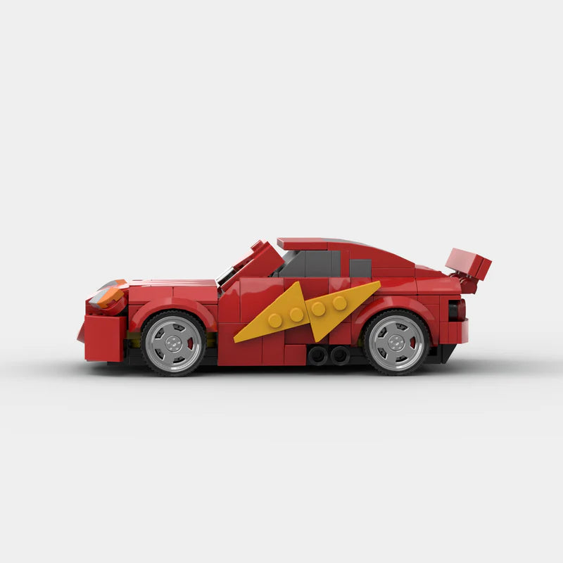 Brick MOC Kachow! Lightning "I am speed" Model - Brick Car Merchant
