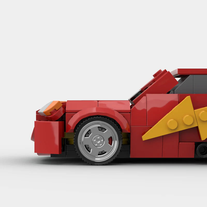 Brick MOC Kachow! Lightning "I am speed" Model - Brick Car Merchant