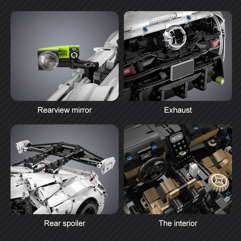 Brick MOC Koenigsegg Jesko | 4346 pcs - Brick Car Merchant
