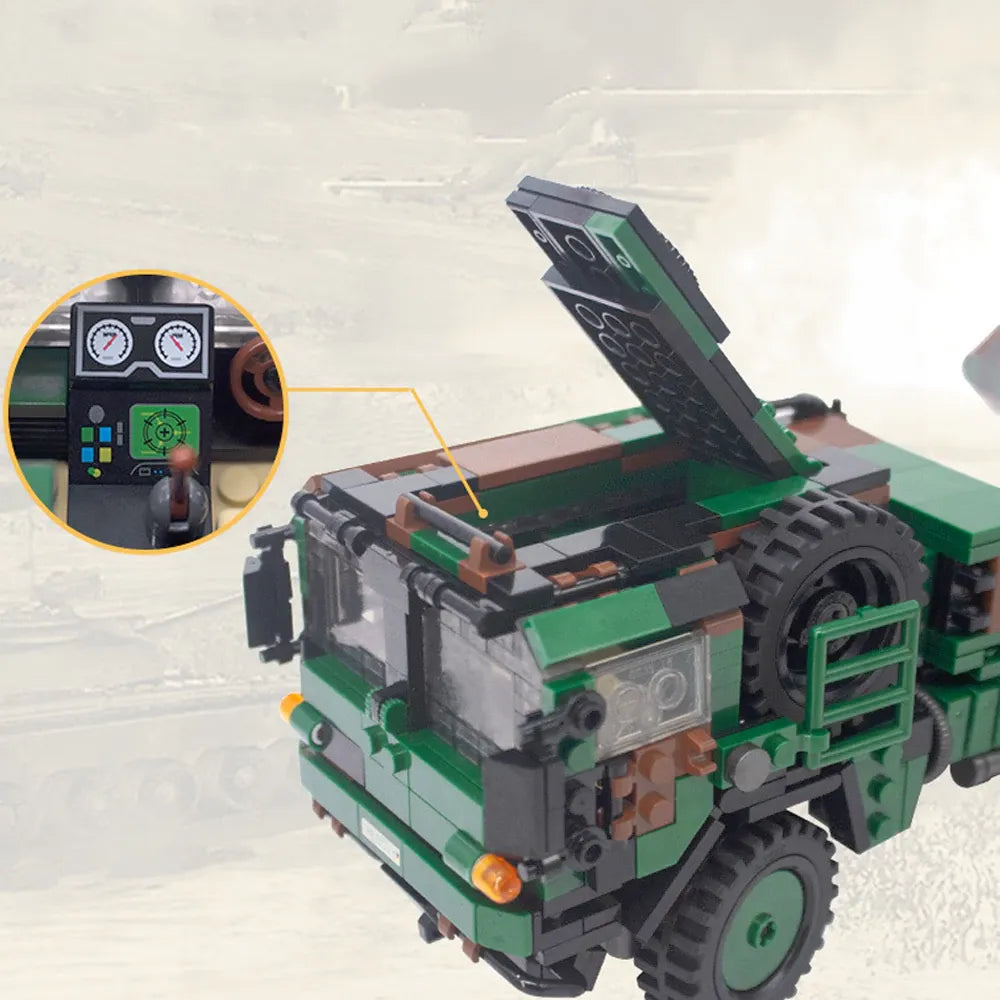 Brick MOC LARS 2 Military | 986pcs - Brick Car Merchant
