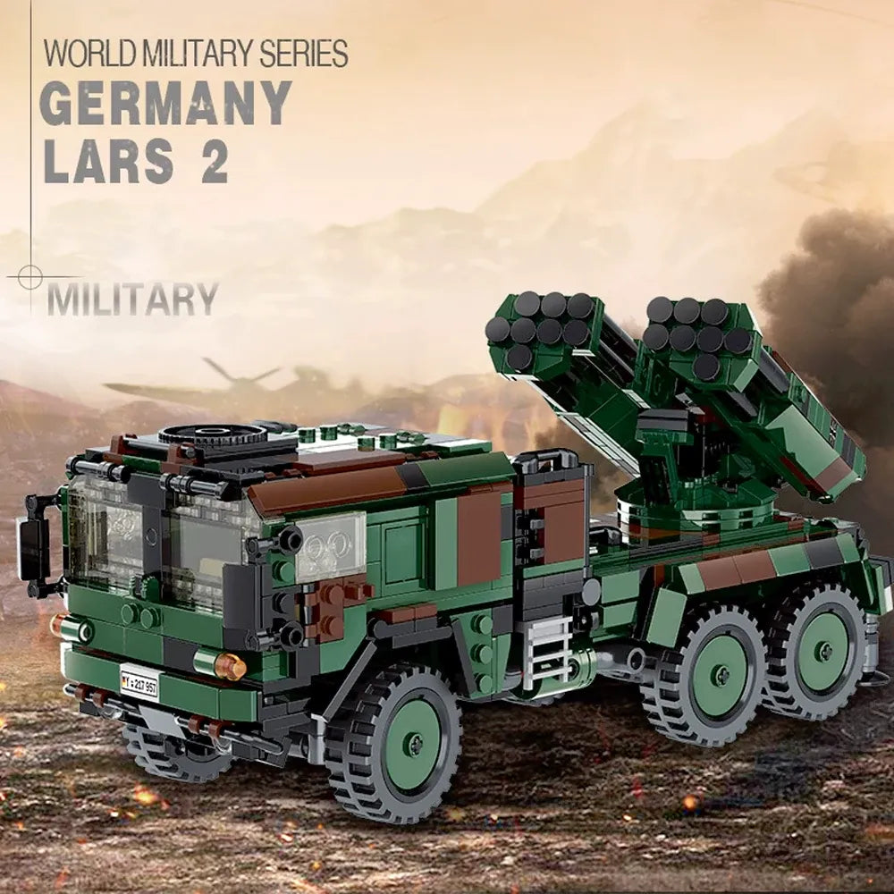 Brick MOC LARS 2 Military | 986pcs - Brick Car Merchant