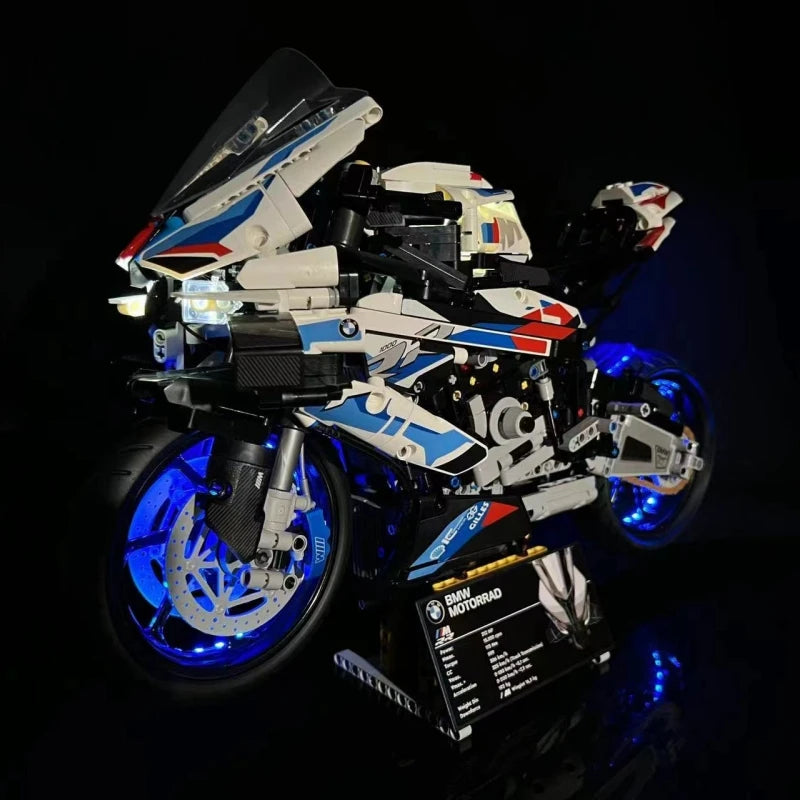Brick MOC LED Light Kit For 42130 BMW M 1000 RR Motorcycle - Brick Car Merchant