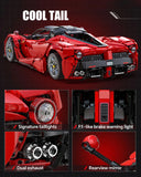 LEGO MOC LaFerrari C6 Sportcar Building Kit | Butterfly Doors, Paddle Shifter, Signature Features, 4739 pcs - Brick Car Merchant