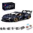 LEGO MOC Lamborghini Aventador | Remote Control, Electric Air Suspension, Electric Doors, Special Starry Blue Plates, 4106 pcs - Brick Car Merchant