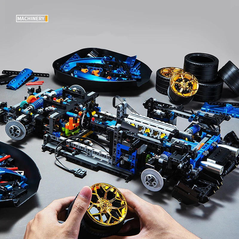 Brick MOC Lamborghini Aventador SVJ | 3811pcs - Brick Car Merchant